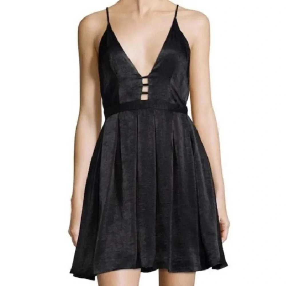 NWT Free People little black dress fit & flare dress size 10